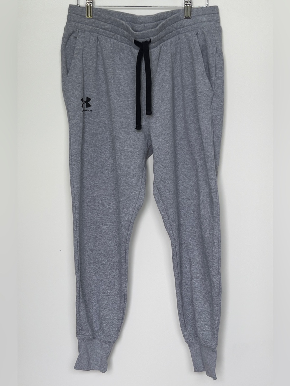 Under Armour Heather Gray Jogger Sweatpants large